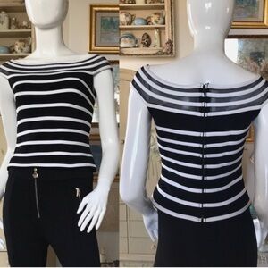 Cache 90s Vintage Off Shoulder Top Size 10